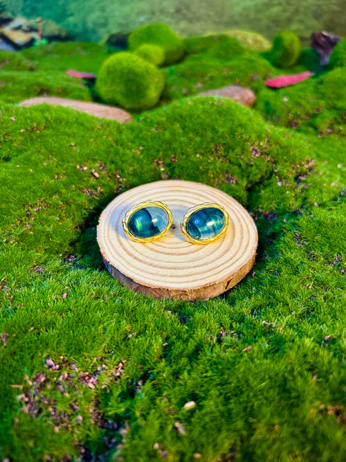 Green Oasis Handcrafted Earrings
