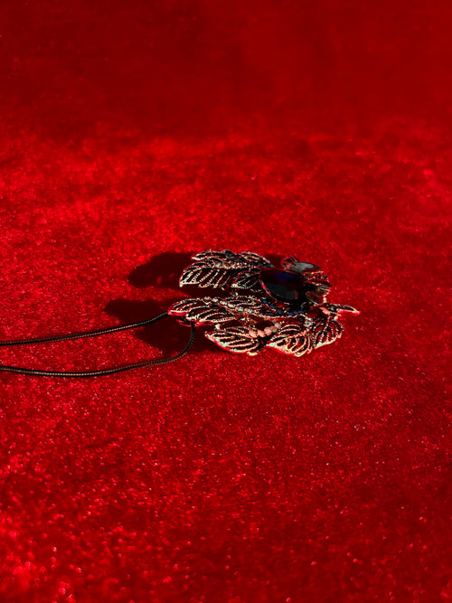 Diamond Leaf Serenade Brooch