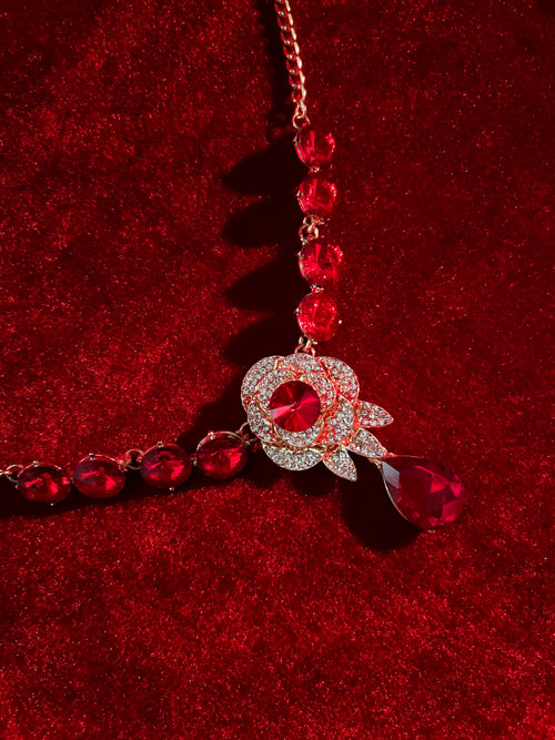 Midnight Rose Necklace