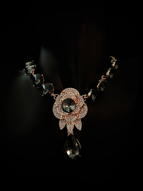 Midnight Rose Necklace