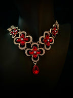 Scarlet Blossom Necklace