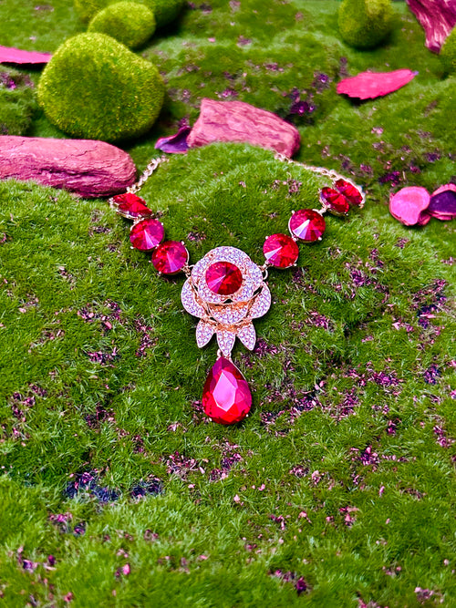 Midnight Rose Necklace