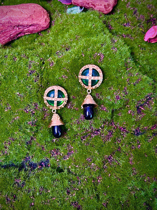 Evergreen Steamer Earrings