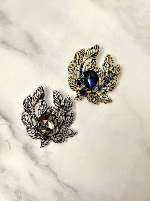 Diamond Leaf Serenade Brooch