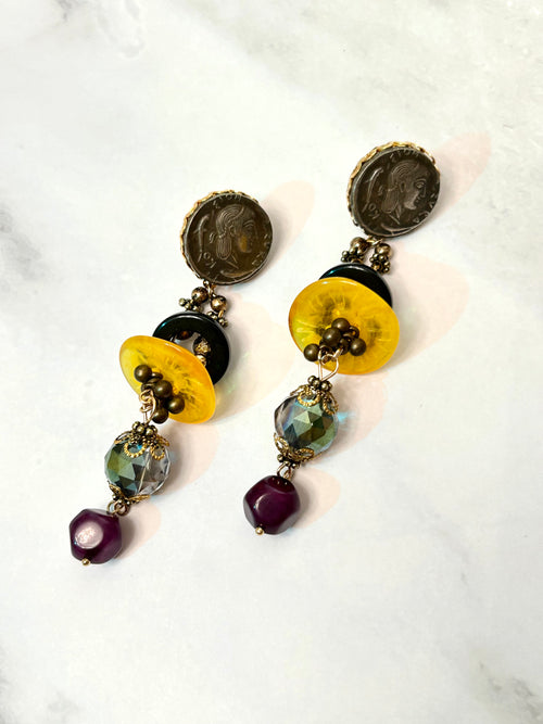 Golden Era Coin Earrings