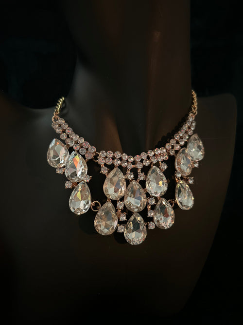 Crystal Cascade Necklace