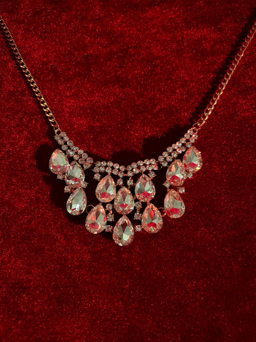 Crystal Cascade Necklace