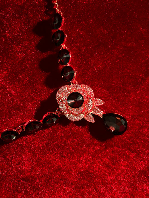 Midnight Rose Necklace