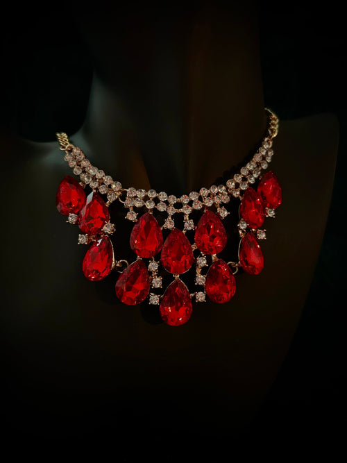 Crystal Cascade Necklace