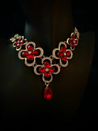 Scarlet Blossom Necklace