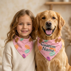 Customizable Sweet Macaron Pet Bandana